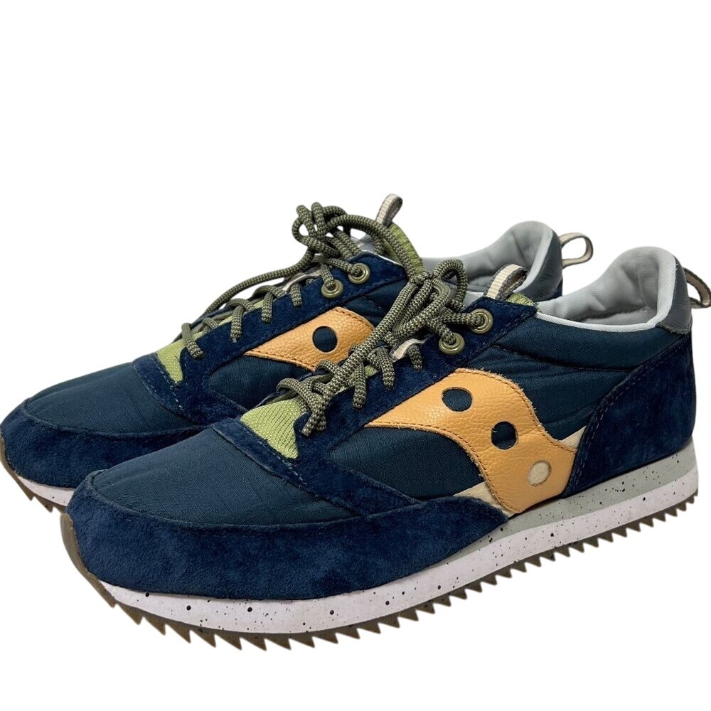 Saucony Men's Jazz 81 Peak Premium Navy Suede Accent  S70675-2  Size‎ 11.5 US